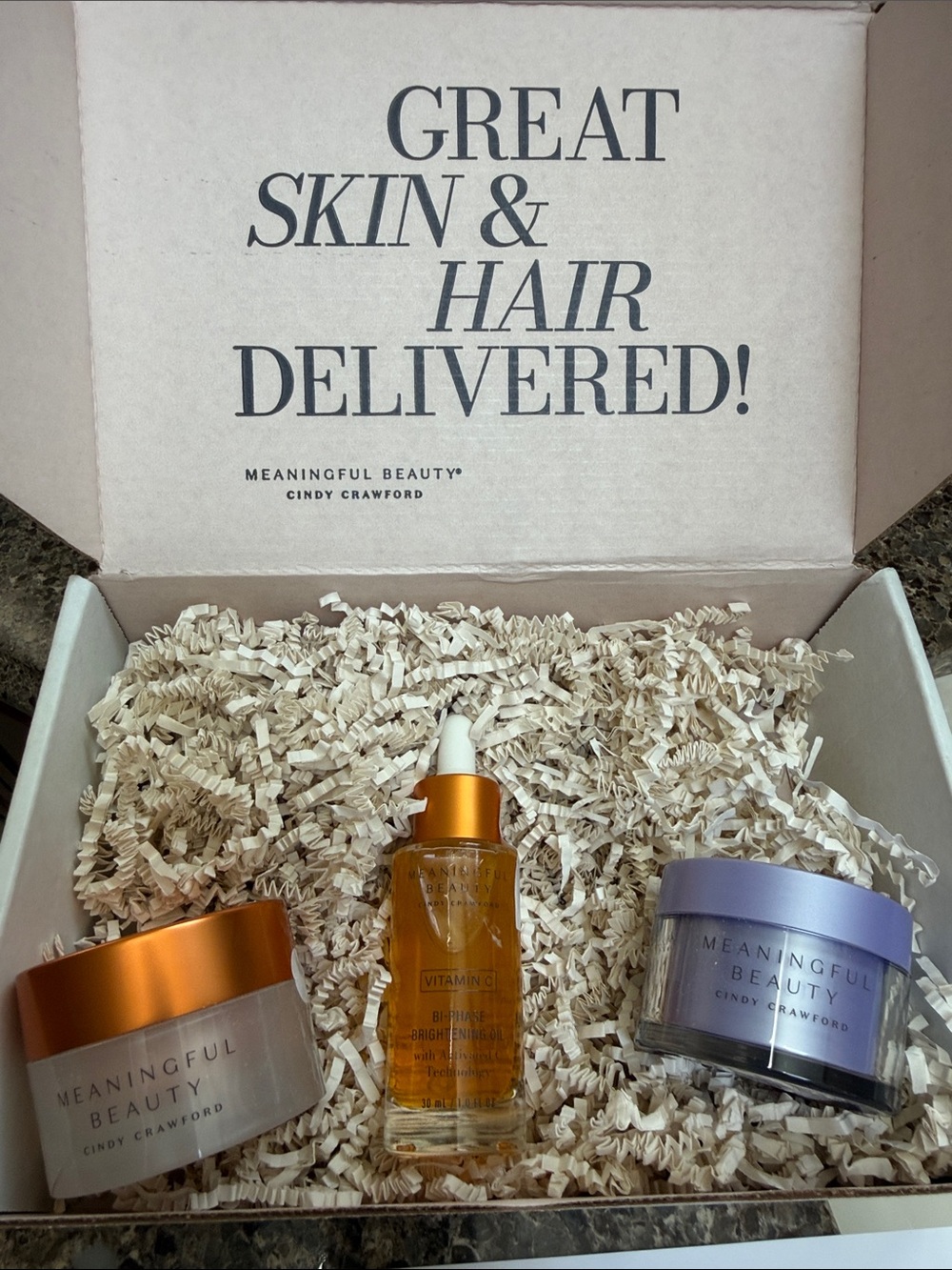 Meaningful Beauty trio face serum products